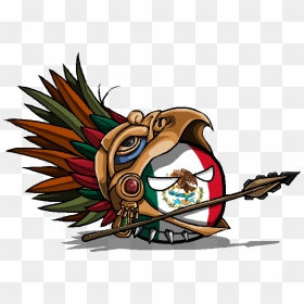 Aztec Of Mexico By - Mexico Countryball, HD Png Download - aztec png