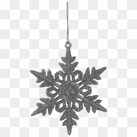 Christmas Flakes Clipart, HD Png Download - silver snowflake png