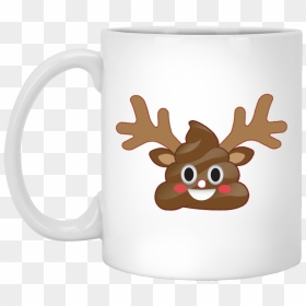 Funny Christmas Emoji Poop Reindeer - Portable Network Graphics, HD Png Download - christmas emoji png