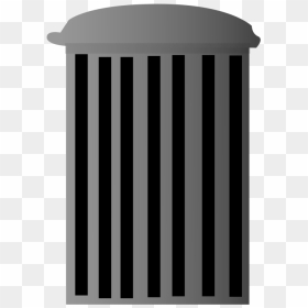 Lata De Lixo - Column, HD Png Download - open trash can png