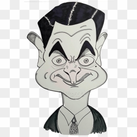 Caricature Drawing , Png Download - Caricature Cartoon Drawing Joker, Transparent Png - mr bean png