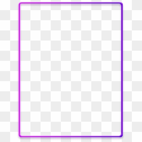 Neon Frame Png - Lilac, Transparent Png - rectangle frame png
