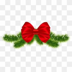 Clipart Bow Xmas - Christmas Ribbon Transparent, HD Png Download - xmas png