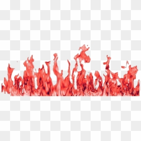 #red #flames - Transparent Background Flames Png, Png Download - red flames png