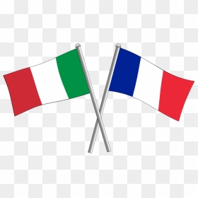 Italian And French Flag, HD Png Download - italy flag png