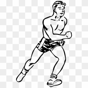 Runner Clip Art, HD Png Download - man running png