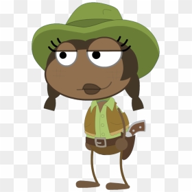 Cowgirl - Aztec Warrior Cartoon, HD Png Download - cowgirl png