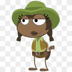 Cowgirl - Aztec Warrior Cartoon, HD Png Download - cowgirl png