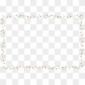 1 Frame Floral - Frame Gif Png Hd, Transparent Png - rectangle frame png