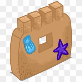 Sand Castle Wall Sprite 005 Clipart , Png Download - Clip Art, Transparent Png - castle wall png