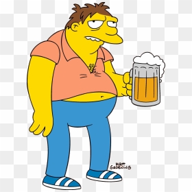 Now You Can Download Simpsons Png Image Without Background - Barney Gumble, Transparent Png - drunk png