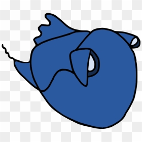 Cartoon Blue Fish, HD Png Download - cartoon fish png