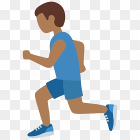Man Running Emoji Clipart - Personne Qui Court, HD Png Download - man running png