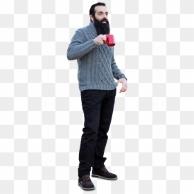 Drinking Coffee Png - Cut Out People Drinking Png, Transparent Png - drinking png