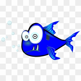 Piranha Fish Funny Free Photo - Piranha Clip Art, HD Png Download - cartoon fish png