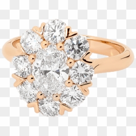 Oval Canadian Fire Diamond Ring - Engagement Ring, HD Png Download - fire ring png