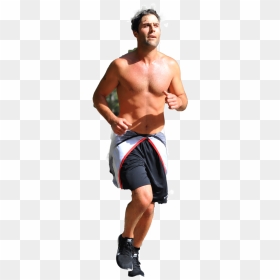 Cut Out People Run, HD Png Download - man running png