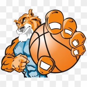 Colors Clipart Wrestling - Lion Basketball Clipart, HD Png Download - wrestling silhouette png