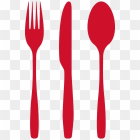 Food Beverage Service Insurance - Red Spoon And Fork Png, Transparent Png - silverware png
