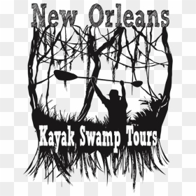 Nola Kayak Swamp Logo - Graphic Design, HD Png Download - swamp png