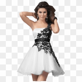 Modelos De Vestidos Curtos De Festa - Prom Dress Old Fashion, HD Png Download - modelos png