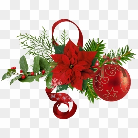 Navidad 2016 Png - Poinsettia Christmas Decorations Png, Transparent Png - gorro de navidad png