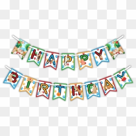 Transparent Happy Birthday Banner Clipart - Happy Birthday Theme Banner, HD Png Download - party banner png