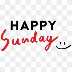 Happy Sunday Text Png, Transparent Png - sunday png