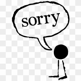 Sorry Png Download Image - Cartoon Sorry Png, Transparent Png - sorry png
