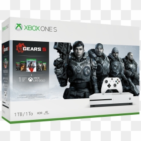 Xbox One S Gears 5, HD Png Download - xbox one s png
