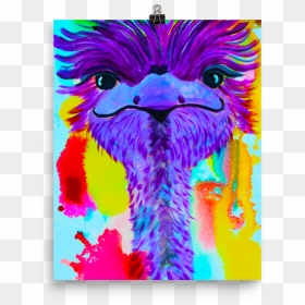 Transparent Ostrich Png - Visual Arts, Png Download - ostrich png