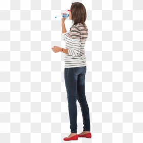 Transparent Drinking Png - Cut Out People Standing Png, Png Download - drinking png