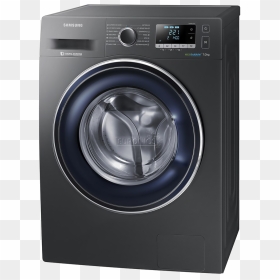 Front Loader Washing Machine Transparent Image - Samsung Washing Machine Png, Png Download - washing machine png