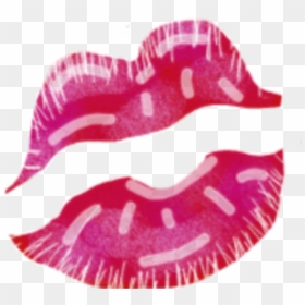 #kisses #emoji #lips #kissemoji - Lipstick, HD Png Download - lips emoji png