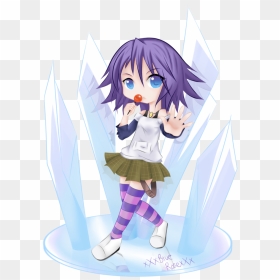 Rosario Vampire Anime, Vampire Images, Kawaii Chibi, - Anime Chibi Rosario Vampire, HD Png Download - rosario png