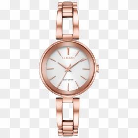 Rose Gold Watch - Citizen Small Women Watch, HD Png Download - gold watch png