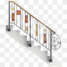 Steps With Railing Png, Transparent Png - railing png