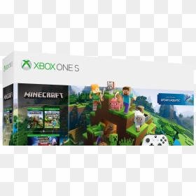 Xbox One S Minecraft Bundle, HD Png Download - xbox one s png