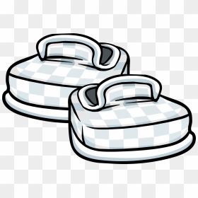 Club Penguin Rewritten Wiki - Club Penguin Cloud Shoes, HD Png Download - checkered png