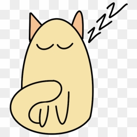 Cat Doodle Stickers Messages Sticker-2, HD Png Download - zzz emoji png