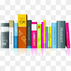 Abstract Books Png - Transparent Background Books Png, Png Download - book vector png