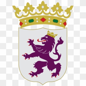 Lion On Spain Flag, HD Png Download - leon png