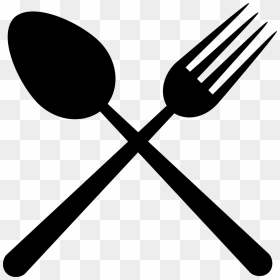 Restaurant Cutlery Symbol Of A Cross Svg Png Icon Free - Spoon And Fork Logo, Transparent Png - silverware png