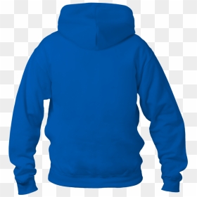 Blue Hoodie Png Front And Back, Transparent Png - white hoodie png