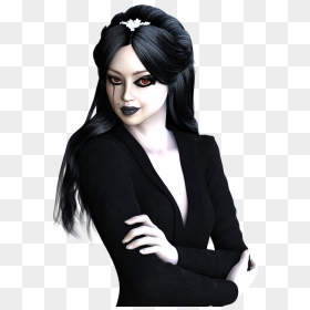 Gothic Girl Png, Transparent Png - sexy lady png
