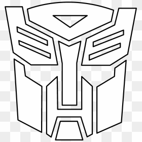 Transformers Autobot Logo Black And White - Transformers Rescue Bots Symbol, HD Png Download - transformer png