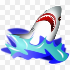 Shark Clip Arts - Shark In Sea Clipart, HD Png Download - sharks png