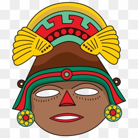 Aztec Mask Clipart, HD Png Download - aztec png
