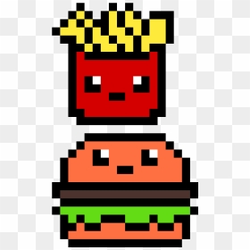 Transparent Comida Png - Hamburger En Pixel Art, Png Download - comida png