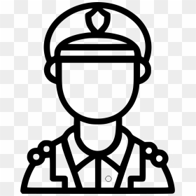 Military Caption Officer Army Police Javan - Farmer Icon Png, Transparent Png - military logos png